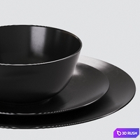 Cookware set 01 3D Model Vray, Corona