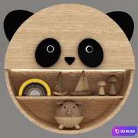 Toys and furniture set 3D Model Vray