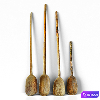 Set of Four Old Nepal Rice Shovels