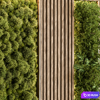 Vertical Garden - Wall Decor 68 3D Model Vray, Corona