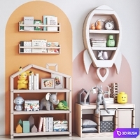 Furniture and toys for childrens room 24 3D Model