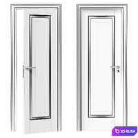 Interior door 3D Model Corona
