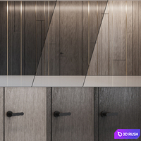 Wall Panel 07 (Muzafarov Collection) 3D Model Corona