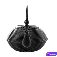 Chinese tea pot 3D Model Vray