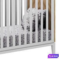 Baby crib Fjord - Ellipse 3D Model Corona