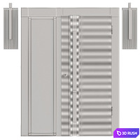 Grace door 3D Model Corona