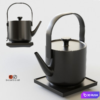 Decorative set Bork K710 3D Model Vray, Corona