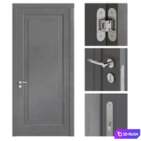 Interior door LEMMER 3D Model Corona