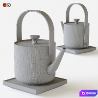 Kettle BORK K710 3D Model Vray, Corona