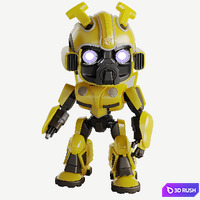 Bumblebee Toy 3D Model Corona