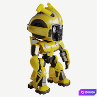 Bumblebee Toy 3D Model Corona