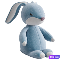 Jellycat Minikin Bunny Rabbit Toys by Houtendiershop 3D Model Corona