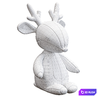 Deer Toys 3D Model Corona