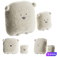 Bear plush toy 3D Model Corona
