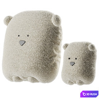 Bear plush toy 3D Model Corona