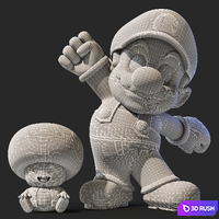 Super Mario 3D Model Corona
