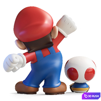 Super Mario 3D Model Corona