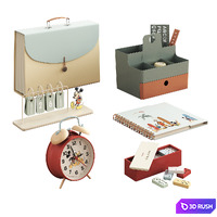 Zara toy Mickey Mouse set 3D Model Corona