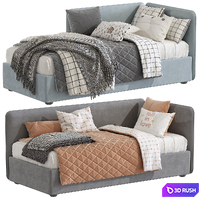 Sofa bed LEVEL 395 3D Model Vray, Corona