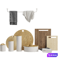 Kitchen decor Zara Home 3D Model Corona