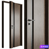 Modern Doors Set 97 3D Model Vray, Corona