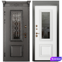 Entrance door staleks 3D Model Corona