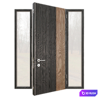 Entrance doors 3D Model Corona