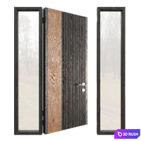 Entrance doors 3D Model Corona