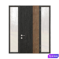 Entrance doors 3D Model Corona