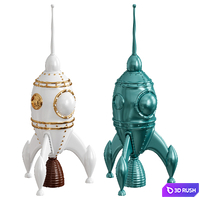 GCREATE ROCKET Toys by Cults3d 3D Model Corona