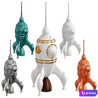 GCREATE ROCKET Toys by Cults3d 3D Model Corona