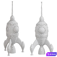 GCREATE ROCKET Toys by Cults3d 3D Model Corona