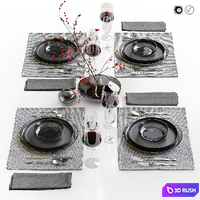 Table setting / Table setting 42 3D Model Vray, Corona