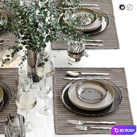 Table setting / Table setting 43 3D Model Vray, Corona