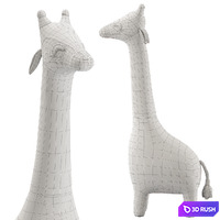 Large soft toy Giraffe from HM 3D Model Vray, Corona