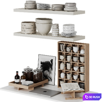 Kitchen accessories 001 3D Model Corona