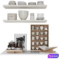 Kitchen accessories 001 3D Model Corona