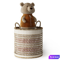 Kids Room Decor 113 3D Model Vray, Corona