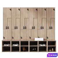 Gym Locker 3D Model Corona