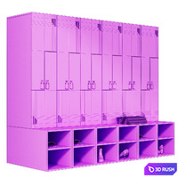 Gym Locker 3D Model Corona