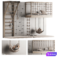 Children's play area 2 3D Model Vray, Corona