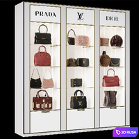 Store with bags 3D Model Corona