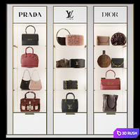 Store with bags 3D Model Corona