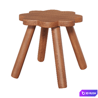 H&amp;M Children's scallop-edge desk and stool 3D Model Corona