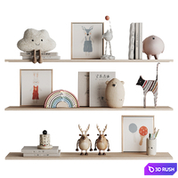 Kids Room Decoration 2 3D Model Corona