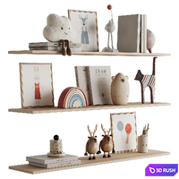 Kids Room Decoration 2 3D Model Corona