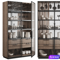 Wardrobe/ Showcase 03 3D Model Corona