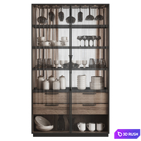 Wardrobe/ Showcase 03 3D Model Corona