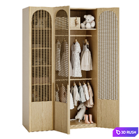 Wardrobe with filling for a child's girl 3D Model Corona