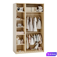Wardrobe with filling for a child's girl 3D Model Corona